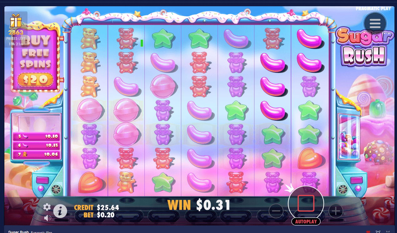 Pola Main Termudah Sugar Rush Bawa Cuan Manis Tiap Putaran